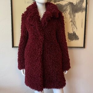 Zara Shag Coat Size: M
